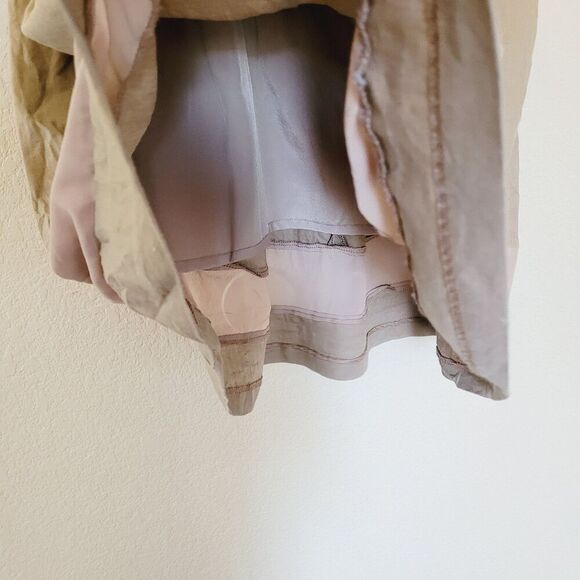 W118 Walter Baker Pleated Dress Size Xs 100% Linen Lined Lightweight Sleeveless - Picture 5 of 8